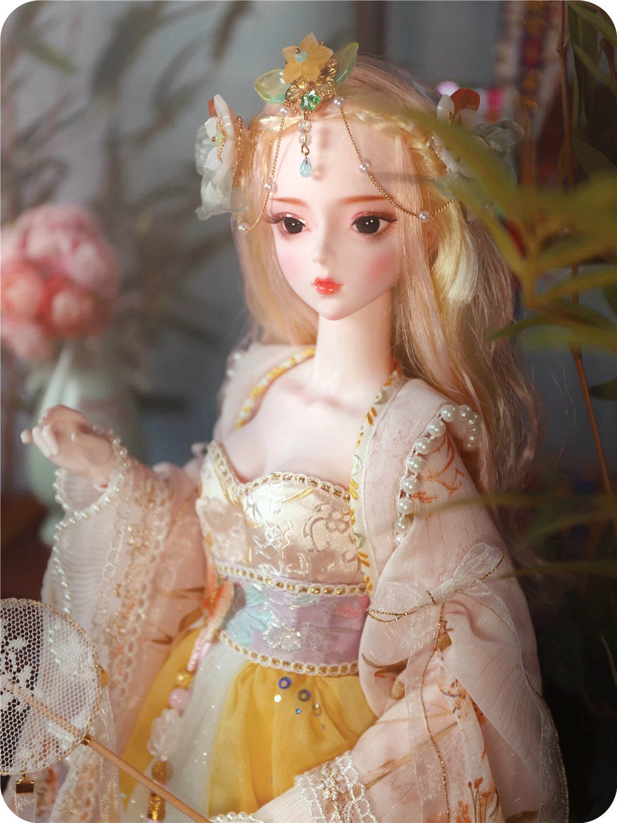 DBS 1/3 BJD Dream Fairy Doll  toy mechanical joint Body chinese style Collection doll including suit shoes makeup 60cm SD