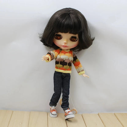 ICY DBS Blyth doll Colorful Sweater Toy Clothes Anime Outfits