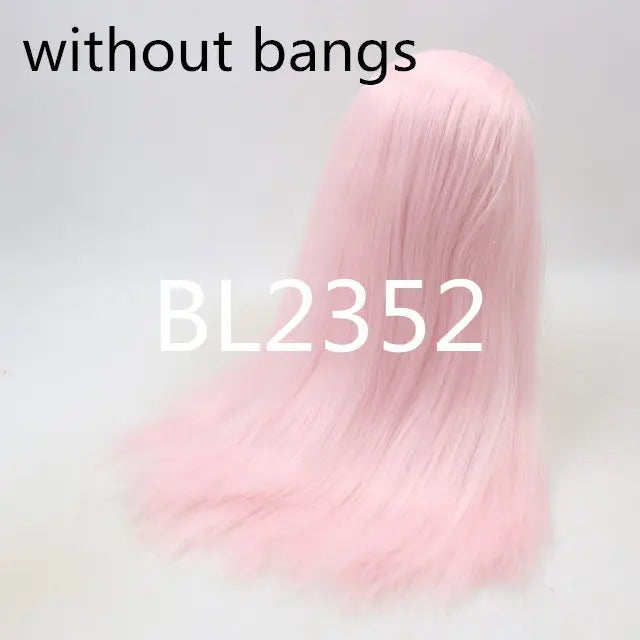 DBS blyth doll icy wig only rbl scalp and dome straight hair for DIY custom doll anime toy white skin tan skin dark skin