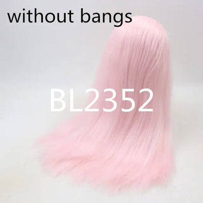 DBS blyth doll icy wig only rbl scalp and dome straight hair for DIY custom doll anime toy white skin tan skin dark skin