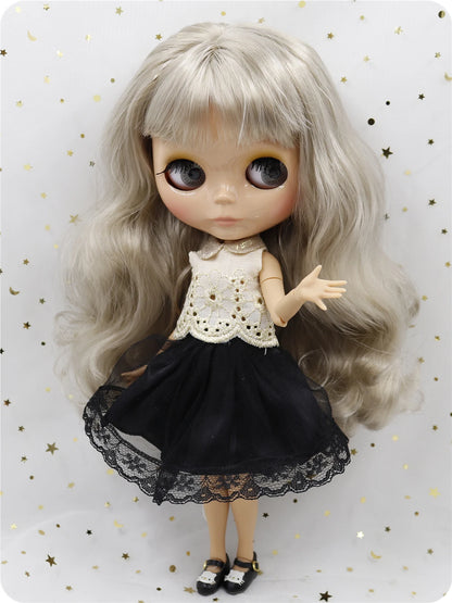 ICY DBS Blyth doll 1/6 bjd 30cm toy tan skin joint body shiny face with clothes shoes anime