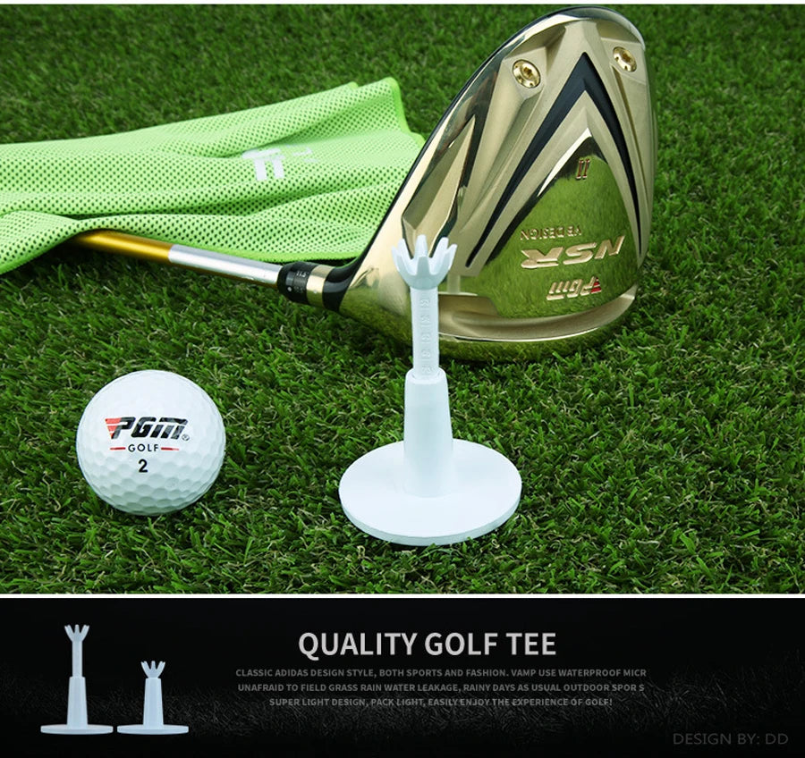 2 pcs Golf Tee AdjustaBle Soft Golf Ball Holder Anti-flying Self Standing Sport QT019