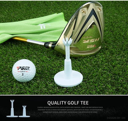 2 pcs Golf Tee AdjustaBle Soft Golf Ball Holder Anti-flying Self Standing Sport QT019