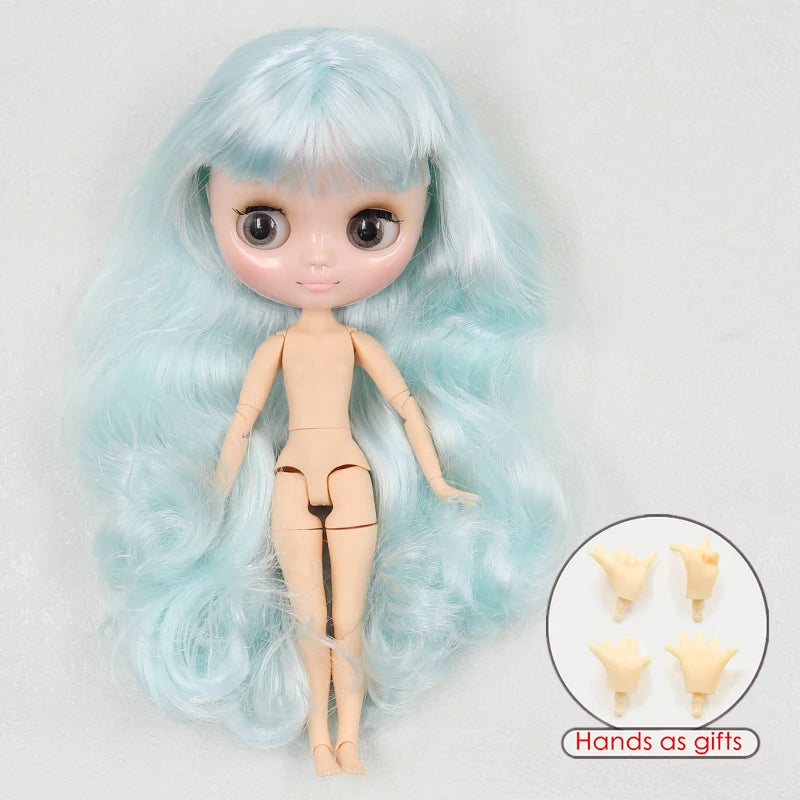 ICY DBS blyth middie doll 1/8 BJD shiny face long hair joint body 20cm toy girls gift