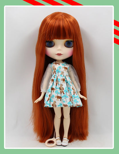 ICY DBS Blyth Doll 1/6 BJD Joint Body White Skin Tan Skin Dark Skin Matte Face Nude Doll 30cm Anime Toy Girls Gift