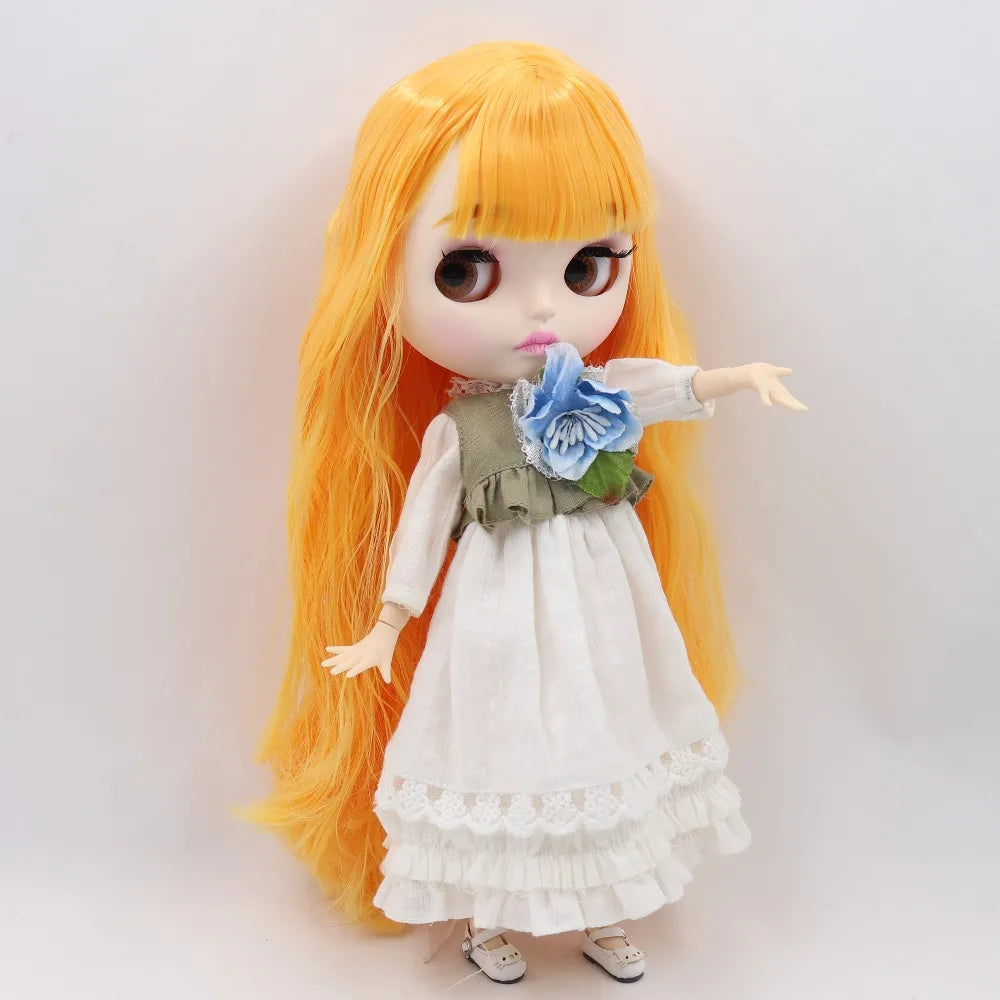 ICY DBS blyth doll 1/6 joint body white skin toy customized doll 30cm bjd random eyes colors anime toy girls gift