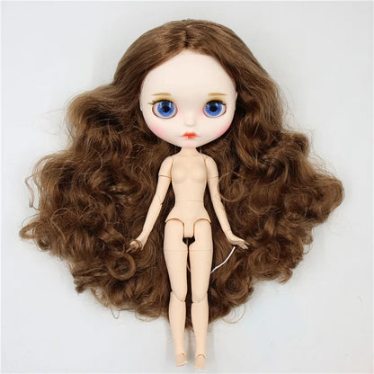 ICY DBS Blyth Doll 1/6 30cm toy bjd joint body matte face nude doll white skin random eyes colors anime girls