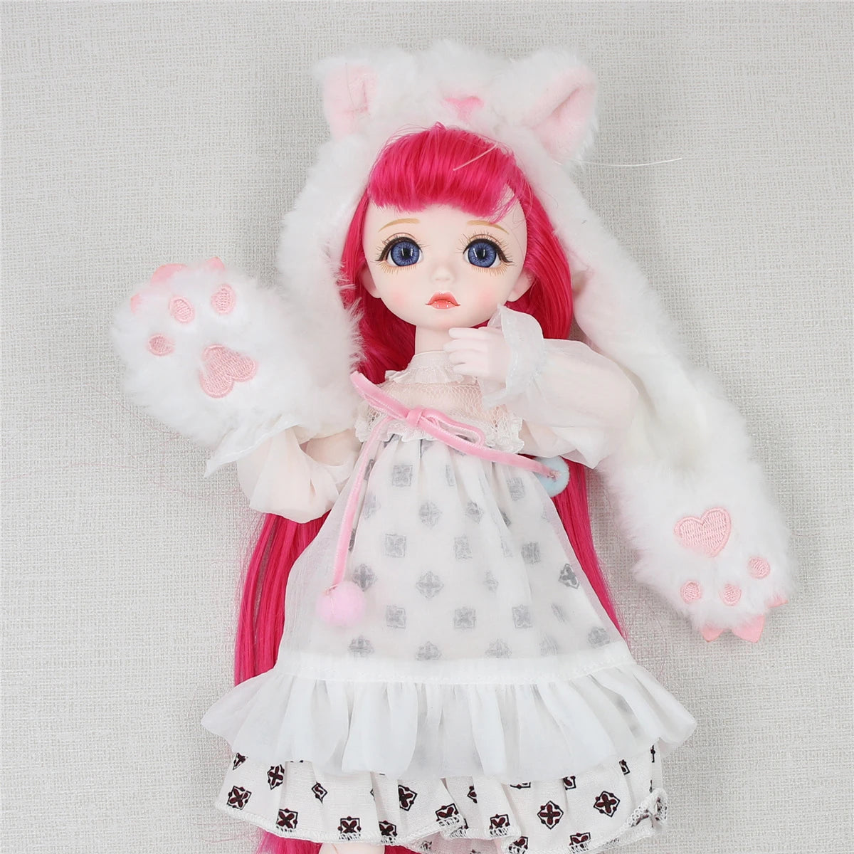 DBS 1/6 BJD DREAM FAIRY Doll Mechanical Joint Body With Makeup Hair Eyes Clothes Shoes Girls SD Anime