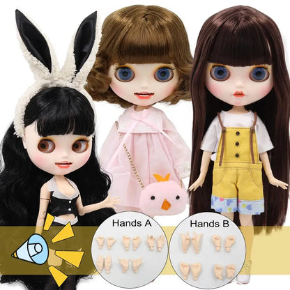 ICY DBS Blyth Doll 1/6 bjd joint body matte face ob24 toy custom gift hands 30cm anime girls