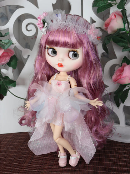 ICY DBS Blyth doll outfits mermaid suit flower dress elegant cheongsam clothes for joint doll toy