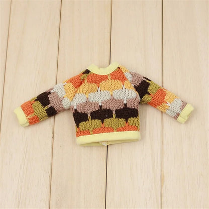 ICY DBS Blyth doll Colorful Sweater Toy Clothes Anime Outfits