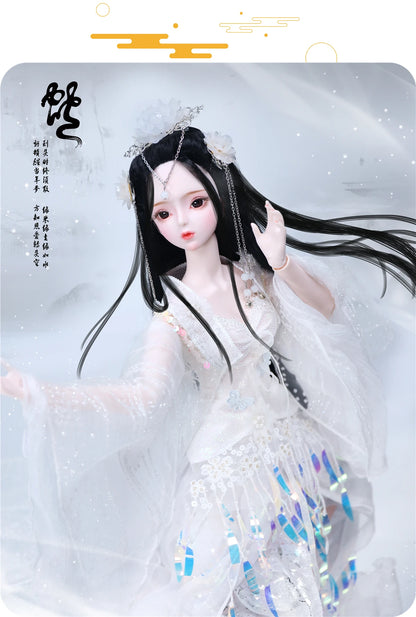 DBS 1/3 BJD Dream Fairy Doll  toy mechanical joint Body chinese style Collection doll including suit shoes makeup 60cm SD