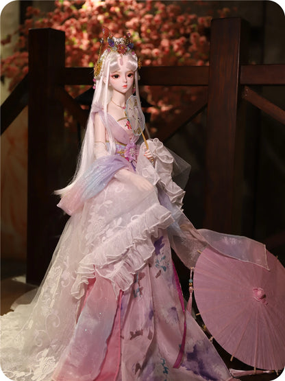 DBS 1/3 BJD Dream Fairy Doll  toy mechanical joint Body chinese style Collection doll including suit shoes makeup 60cm SD