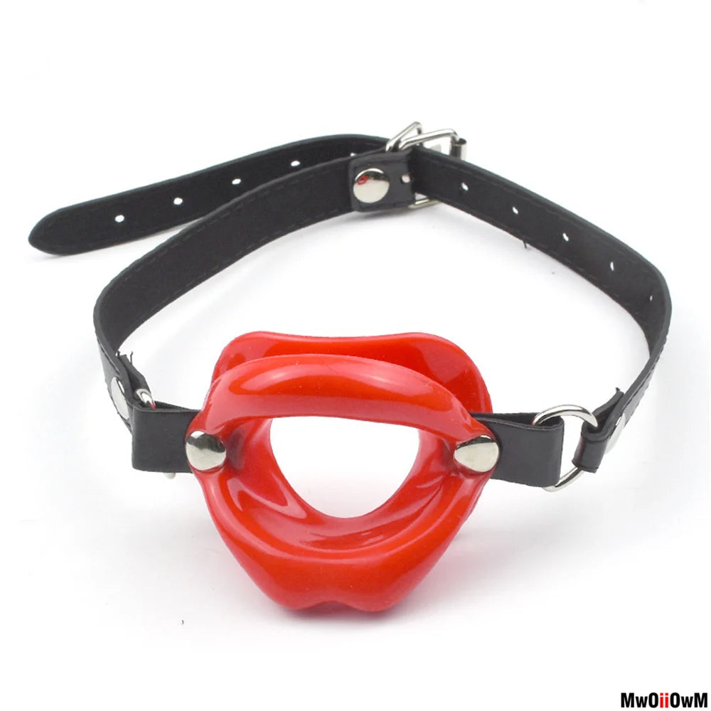 MwOiiOwM Cock Sucker Mouth Gag Erotic Toys Sexy Lip Oral Sex Gag Bondage Restraints Fetish BDSM Slave Adult Sex Toy For Couples