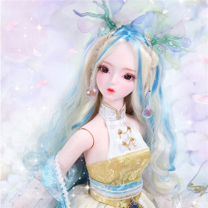 DBS 1/3 BJD Dream Fairy Doll  toy mechanical joint Body chinese style Collection doll including suit shoes makeup 60cm SD
