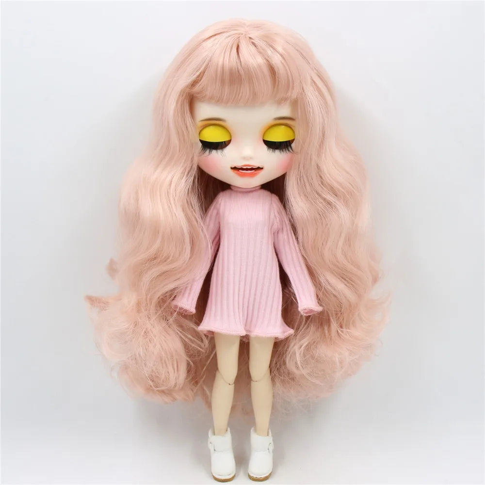 DBS blyth doll icy joint body colorful outfit winter dress toy, only dress no doll