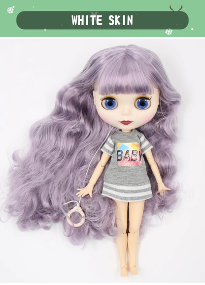 ICY DBS Blyth Doll 1/6 BJD Joint Body White Skin Tan Skin Dark Skin Matte Face Nude Doll 30cm Anime Toy Girls Gift