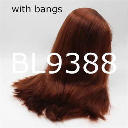 DBS blyth doll icy wig only rbl scalp and dome straight hair for DIY custom doll anime toy white skin tan skin dark skin