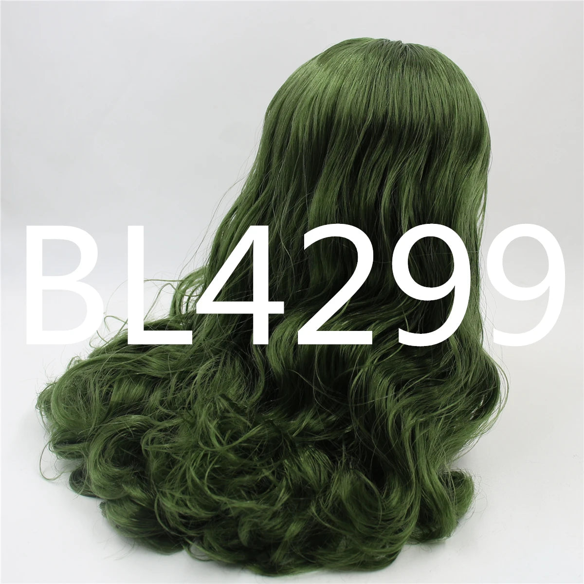 DBS blyth doll icy rbl scalp and dome wavy hair wig for DIY custom green hair purple hair blonde hair anime toy