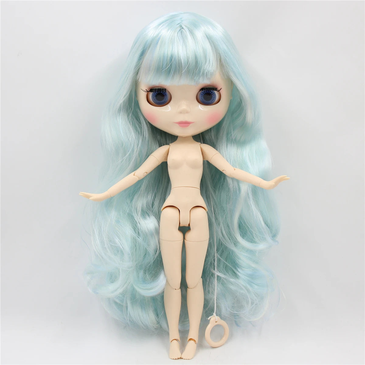ICY DBS Blyth Doll toy 30cm bjd white skin joint body shiny face random eyes colors