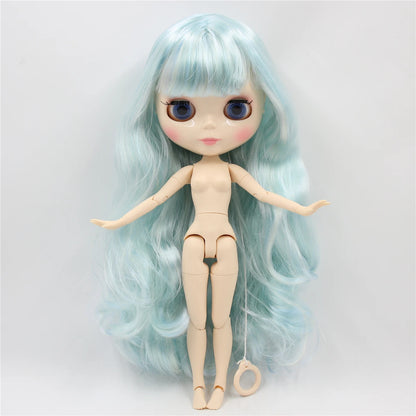 ICY DBS Blyth Doll toy 30cm bjd white skin joint body shiny face random eyes colors
