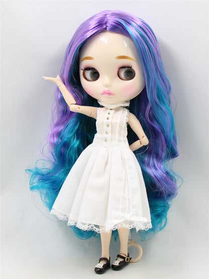 ICY DBS blyth doll 1/6 joint body white skin toy customized doll 30cm bjd random eyes colors anime toy girls gift