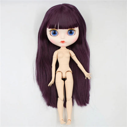 ICY DBS Blyth Doll 1/6 30cm toy bjd joint body matte face nude doll white skin random eyes colors anime girls