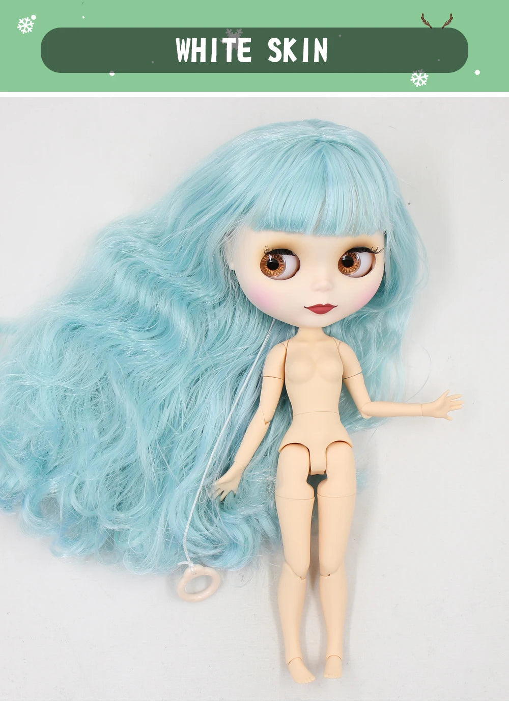 ICY DBS Blyth Doll 1/6 BJD Joint Body White Skin Tan Skin Dark Skin Matte Face Nude Doll 30cm Anime Toy Girls Gift