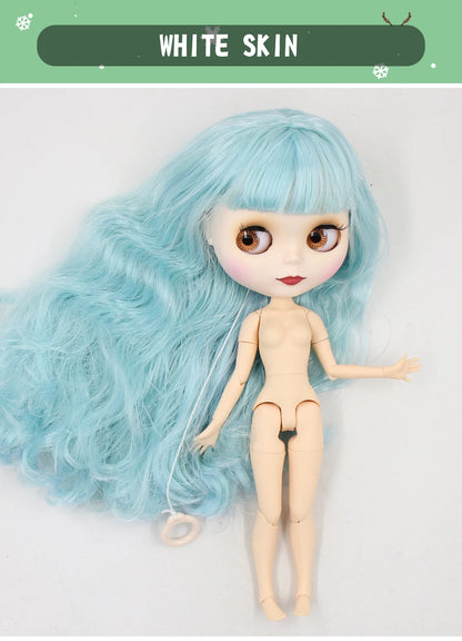 ICY DBS Blyth Doll 1/6 BJD Joint Body White Skin Tan Skin Dark Skin Matte Face Nude Doll 30cm Anime Toy Girls Gift