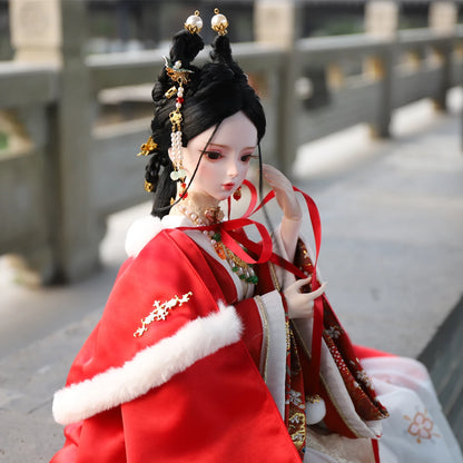DBS 1/3 BJD Dream Fairy Doll  toy mechanical joint Body chinese style Collection doll including suit shoes makeup 60cm SD