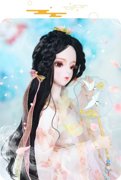 DBS 1/3 BJD Dream Fairy Doll  toy mechanical joint Body chinese style Collection doll including suit shoes makeup 60cm SD