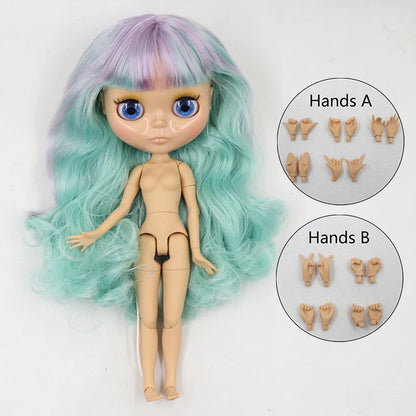 ICY DBS Blyth doll 1/6 bjd matte face shiny face joint body white skin tan skin dark skin 30cm toy girls gift