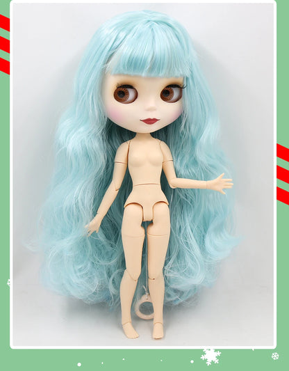 ICY DBS Blyth Doll 1/6 BJD Joint Body White Skin Tan Skin Dark Skin Matte Face Nude Doll 30cm Anime Toy Girls Gift