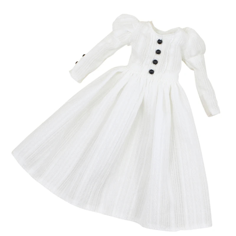 ICY DBS Blyth doll clothes licca body azone body outfits toy white dress
