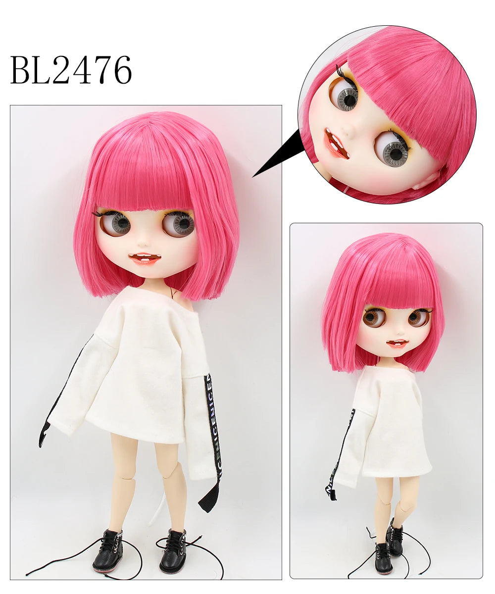 ICY DBS Blyth Doll 1/6 bjd joint body matte face ob24 toy custom gift hands 30cm anime girls