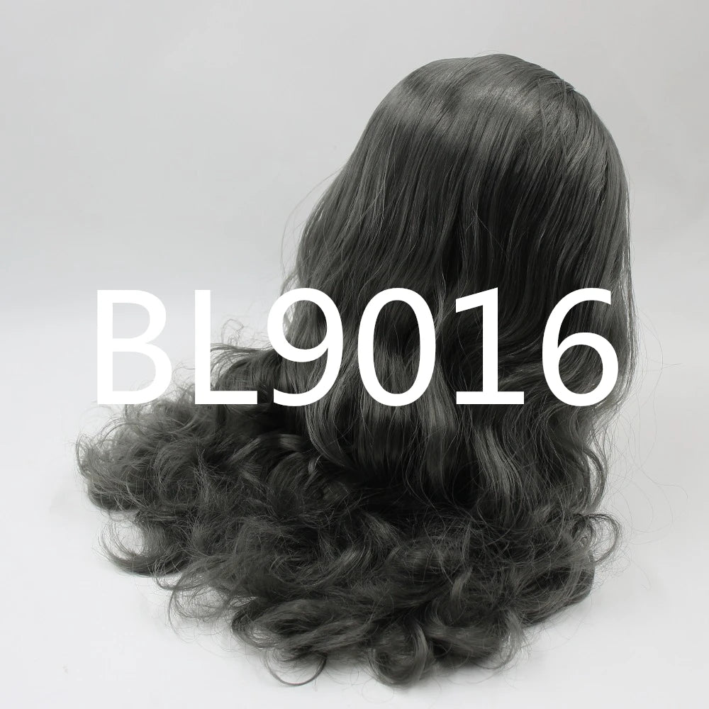 DBS blyth doll icy wig rbl scalp and dome for customized doll diy accessories anime white skin blue hair tan skin dark skin
