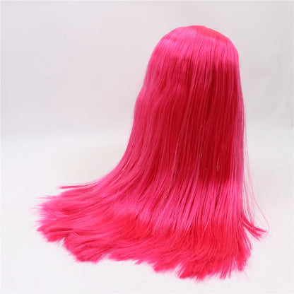 DBS blyth doll icy wig only rbl scalp and dome straight hair for DIY custom doll anime toy white skin tan skin dark skin