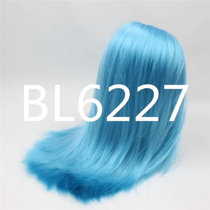 DBS blyth doll icy TOY RBL scalp dome wig hair for DIY doll custom toy blue hair grey hair pink hair anime