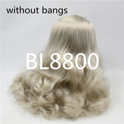 DBS blyth doll icy wig rbl scalp and dome for customized doll diy accessories anime white skin blue hair tan skin dark skin