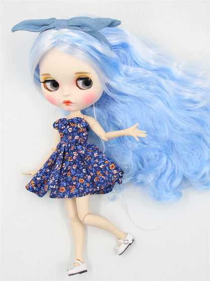 ICY DBS Blyth Doll 1/6 bjd 30cm toy white skin joint body 30cm toy girls gift