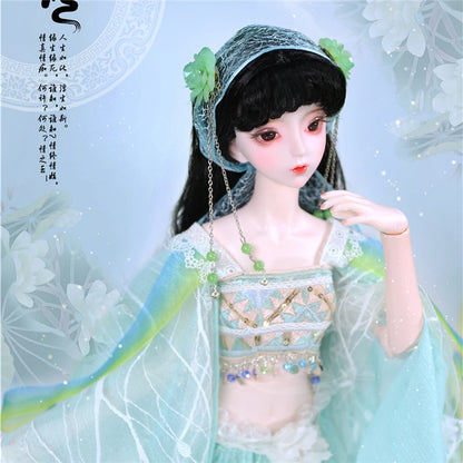 DBS 1/3 BJD Dream Fairy Doll  toy mechanical joint Body chinese style Collection doll including suit shoes makeup 60cm SD