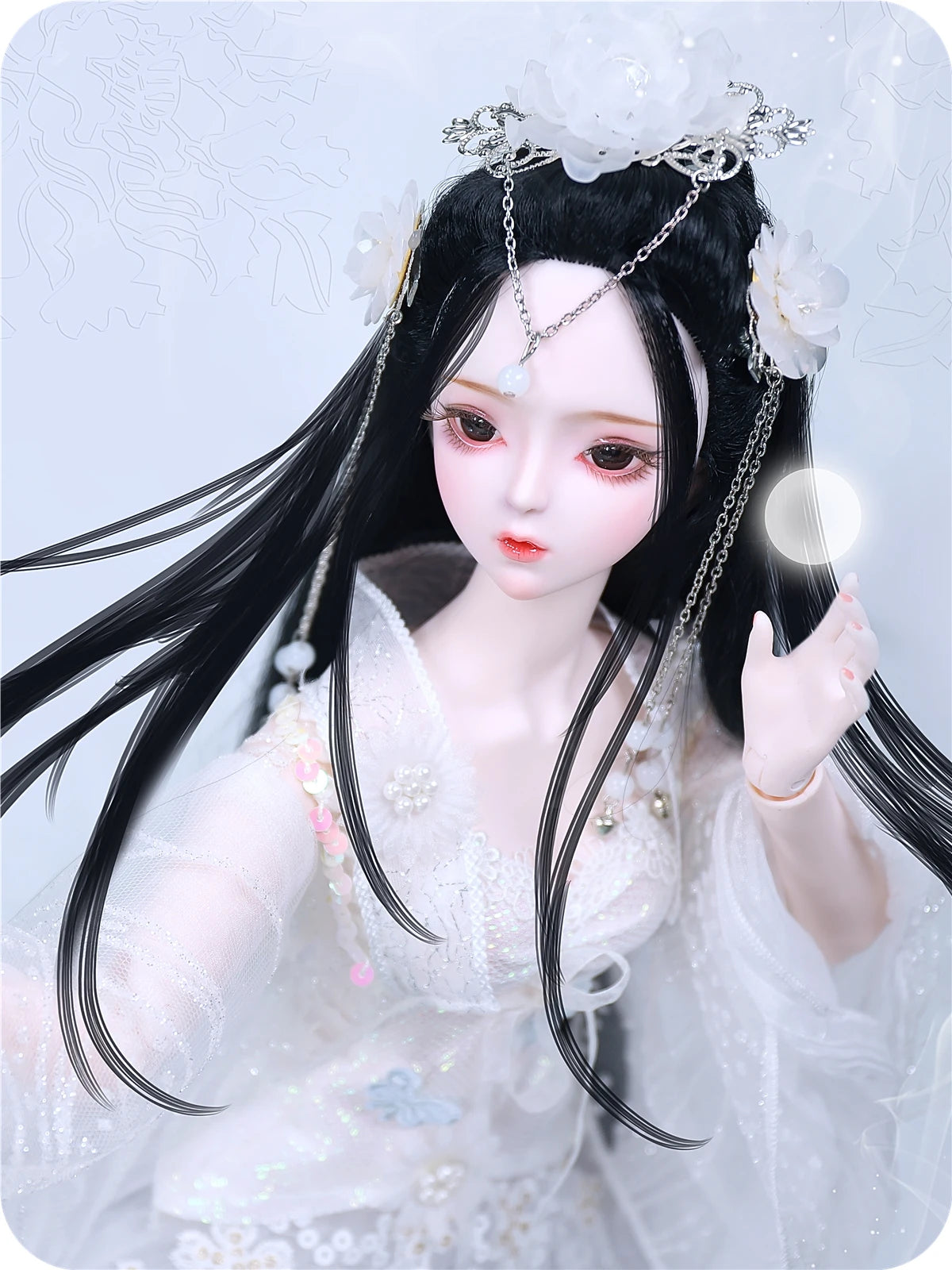 DBS 1/3 BJD Dream Fairy Doll  toy mechanical joint Body chinese style Collection doll including suit shoes makeup 60cm SD