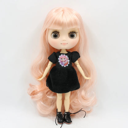 DBS blyth middie doll 1/8 TOY anime joint body short hair straight hair special offer nude doll 20cm girls gift