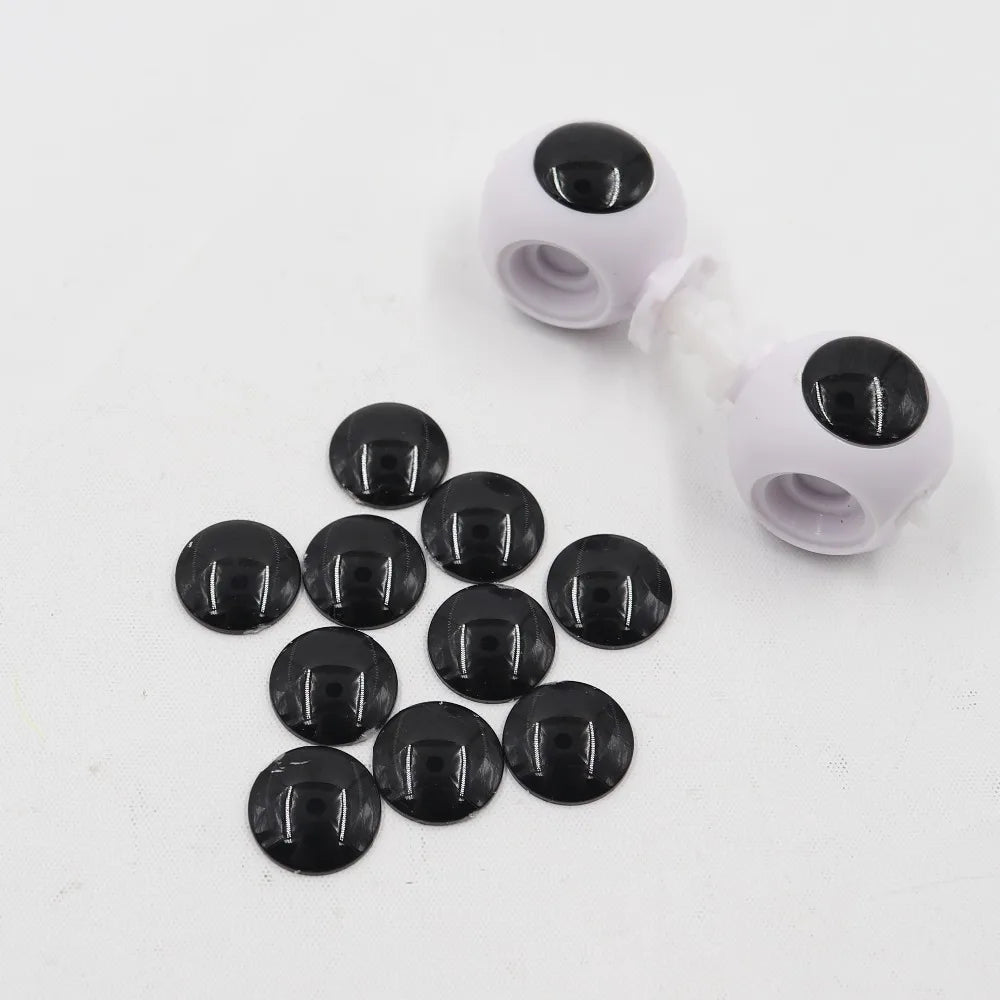 DBS blyth doll toy black plastic eyechips about 14mm, DIY Doll Eyes patch/pupil for custom doll DIY