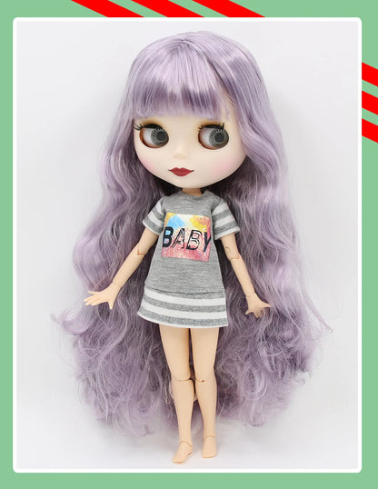 ICY DBS Blyth Doll 1/6 BJD Joint Body White Skin Tan Skin Dark Skin Matte Face Nude Doll 30cm Anime Toy Girls Gift