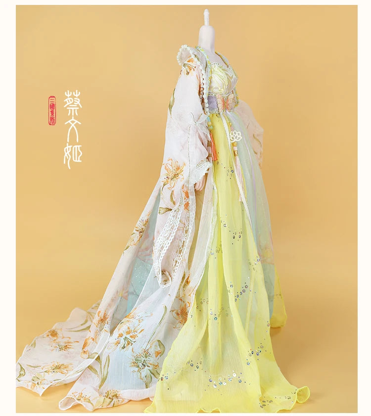 DBS Dream fairy clothes 1/3 bjd doll Outfits Ancient clothes Chinese style dress anime suit girls gift