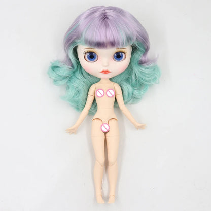 ICY DBS Blyth doll 1/6 bjd matte face shiny face joint body white skin tan skin dark skin 30cm toy girls gift