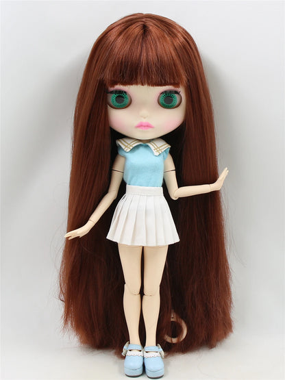 ICY DBS blyth doll 1/6 joint body white skin toy customized doll 30cm bjd random eyes colors anime toy girls gift