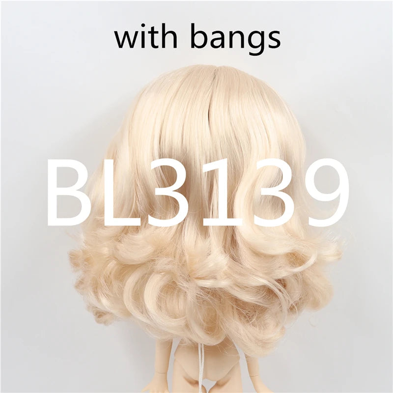 DBS RBL scalp for bjd toy blyth doll icy 1/6 short hair wig DIY custom doll anime