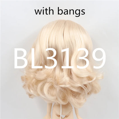 DBS RBL scalp for bjd toy blyth doll icy 1/6 short hair wig DIY custom doll anime